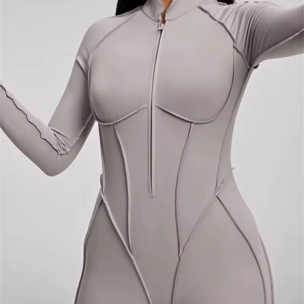 Women's Gray bodysuit